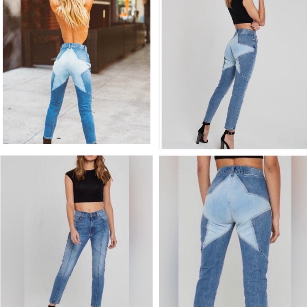 NWT Revice Venus Crops Stargazer Wash Jeans size 24 XXS NEW